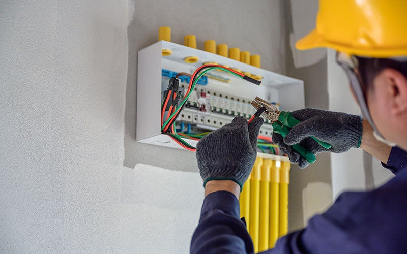 our electricians service electrical panels